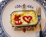 牡蠣のアヒージョ缶でふんわりオムレツ作り方8写真
