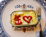 牡蠣のアヒージョ缶でふんわりオムレツ作り方8写真
