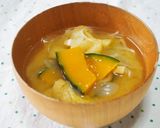 かぼちゃの味噌汁♪甘くて美味♪作り方5写真