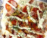 トマトとベーコンのパリもちピザ作り方11写真