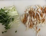 メンマ、ちくわ、貝割れ菜の和え物作り方1写真