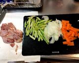 コクうま☆塩ダレ鶏野菜炒め作り方1写真