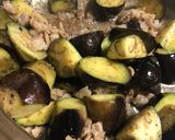ナス 豚バラ 梅味噌炒め 簡単 茄子QC作り方2写真