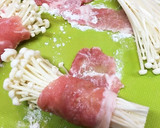 甘辛うまい！えのきの豚肉巻き照り焼き作り方4写真