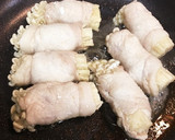 甘辛うまい！えのきの豚肉巻き照り焼き作り方7写真