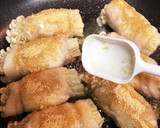 甘辛うまい！えのきの豚肉巻き照り焼き作り方10写真