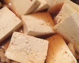 【簡単&節約】とり皮と豆腐の卵とじ作り方3写真