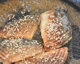 塩サバの味噌マヨ照り焼き作り方3写真