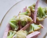 カリフラワーのマヨチー焼き作り方1写真