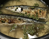 秋刀魚と実山椒のもち麦入り炊き込みごはん作り方2写真