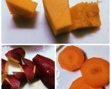 秋野菜たくさん味噌煮込みうどん作り方1写真