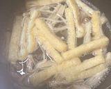 あったか〜い納豆おろしきのこうどん作り方1写真