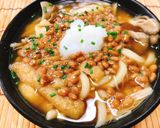あったか〜い納豆おろしきのこうどん作り方3写真