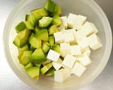アボカドと木綿豆腐のわさび醤油マヨサラダ作り方4写真