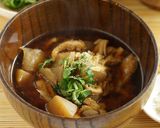 たぬき汁（チーズをトッピング）作り方9写真