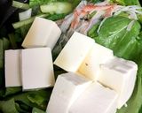 青梗菜と豆腐 のカニあんかけ作り方3写真