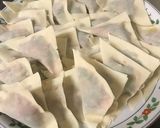 青じそ入り揚げワンタン作り方3写真