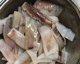 スルメイカの野菜炒め作り方1写真