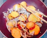 秋鮭と野菜のみそバター焼き作り方6写真
