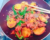 秋鮭と野菜のみそバター焼き作り方11写真