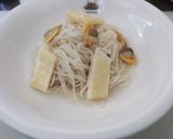 油揚げとアサリのパスタ作り方4写真