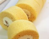 ふんわりミルキーモンブラン*ロールケーキ作り方39写真