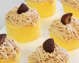 ふんわりミルキーモンブラン*ロールケーキ作り方42写真