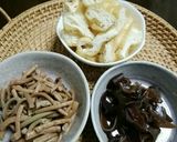 常備菜 油揚げとぜんまい、キクラゲの煮物作り方1写真