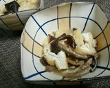 常備菜　油揚げとぜんまい、キクラゲの煮物作り方3写真