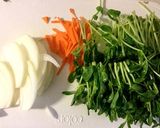 フライパンひとつで豆苗&豆腐チャンプルー作り方2写真