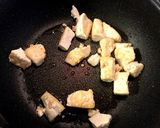 フライパンひとつで豆苗&豆腐チャンプルー作り方3写真