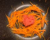 食材はたった2つだけ♡人参のたらこ炒め作り方3写真