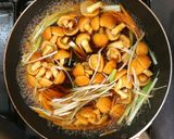 なめこと野菜の和風餡掛け豆腐作り方4写真