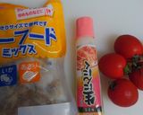 簡単☆シーフードトマト炒め作り方1写真