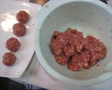 ★簡単★もち米肉団子作り方2写真