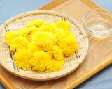 食用菊の茹でかた作り方1写真