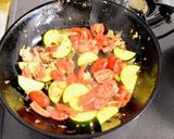 サバ缶とズッキーニのパスタ作り方6写真