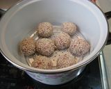 ★簡単★もち米肉団子作り方4写真