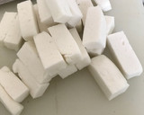 はんぺんと三つ葉のわさび和え作り方1写真