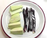 ちょっと皮った茄子のベーコン巻き⁉作り方1写真