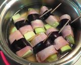 ちょっと皮った茄子のベーコン巻き⁉作り方3写真