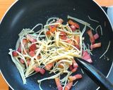 パリパリえのきのクリームパスタ作り方3写真