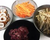 ごぼうと牛肉の炒め物作り方1写真