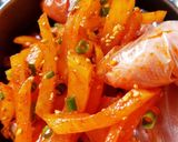 韓国パンチャン たくあんの和え物作り方1写真