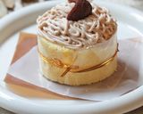 ふんわりミルキーモンブラン*ロールケーキ作り方45写真