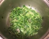 豆苗の塩ゆで作り方1写真