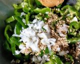 韓国パンチャン ピーマンのごま味噌和え作り方1写真
