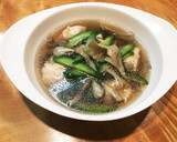 ささみときゅうりと舞茸の中華スープ作り方12写真