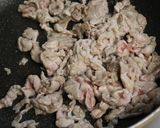 朝弁当♪豚小間肉と蓮根の炒め物～みそ味～作り方2写真