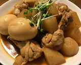 手羽と大根たまごのカレーの炒め煮作り方7写真